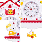 Ceasuri decorative de perete pentru camera copiilor – modele Sweet Home si Welcome Home (36 x 30 cm)
