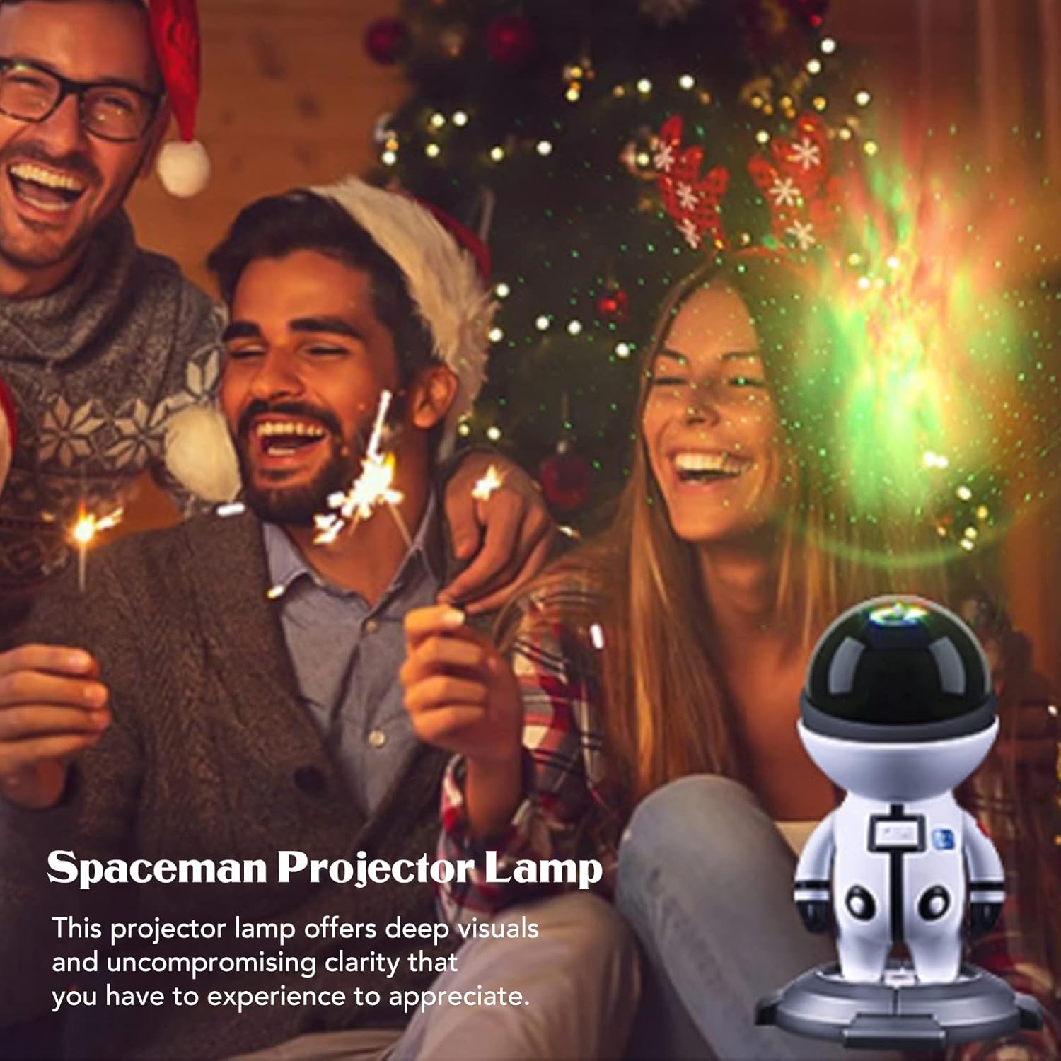 Lampă de proiectie Astronaut Starlight cu temporizator – Metaverse Star Boy