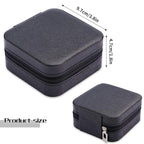 Cutie organizatoare cu fermoar pentru bijuterii 10x10x5cm