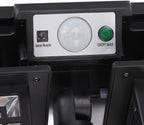 Lampă solara dubla pentru perete cu senzor de miscare si telecomanda 192 LED, JD-2219A