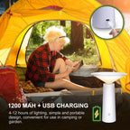 Mini Lampă de birou, LED, cu lumina indirecta, touch control, incarcare USB, rotire 40°