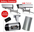 Set 4 camere supraveghere video false, LED rosu avertizor