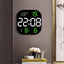 Ceas digital de birou sau perete cu telecomanda cu afisaj LED temperatura si alarma
