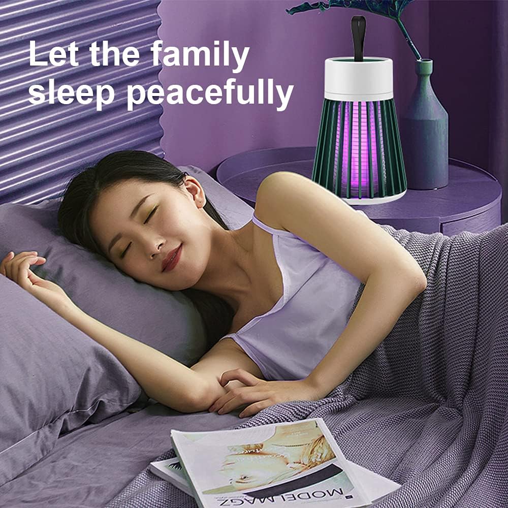 Lampă UV Anti-Insecte Portabila, 1.2W, Reincarcabila USB, 1200mAh, Curea Suspendare