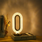 Lampă Diamond Crystal LED cu 3 temperaturi de culoare, alb rece, alb cald, neutru, culoare auriu