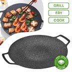 Plita rotunda coreeana pentru gratar 32 cm pentru Bucătărie Practică