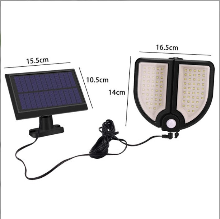 Lampă solara 90 LED, senzor de miscare, telecomanda