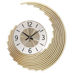Ceas elegant de perete, cu design modern si elemente nautice, mecanism silentios si finisaj metalic elegant