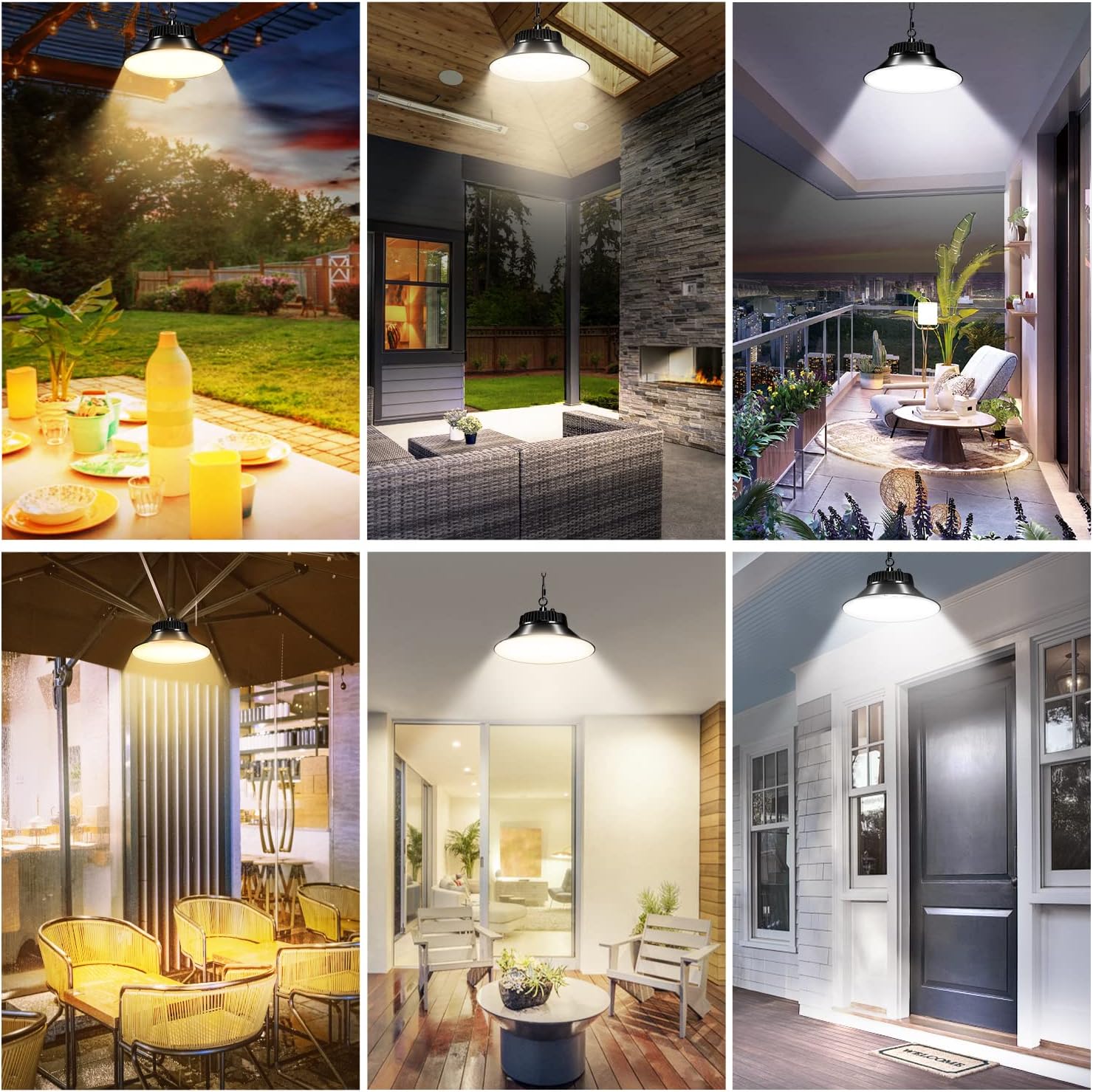 Lampă Solara LED 100/150W de Hala cu Panou Solar