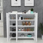 Dulap multifunctional cu 3 usi, Design scandinav modern 103.5 x 90 x 30cm