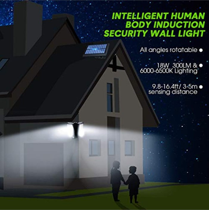 Lampă solara 90 LED, senzor de miscare, telecomanda