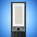 Lampă Solara LED pentru Gradina, 90 LED-uri, 3 Moduri Iluminare, Protectie IP65, Inaltime 83 cm, Culoare Negru