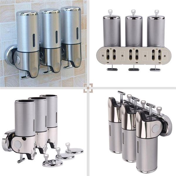 Set dispenser gel de dus, sampon, sapun lichid