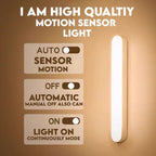 Lampă dulap cu LED, reincarcabila, cu senzor de miscare, cu magnet, lumina calda