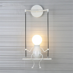 Lampă metalica retro industriala tip humanoid, soclu E27, diverse modele