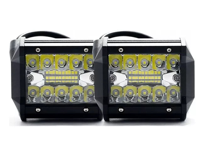 Set 2 Proiectoare LED Auto Off Road, 20 LED-uri, 60W, Dreptunghiulare Imagine secundară a produsului
