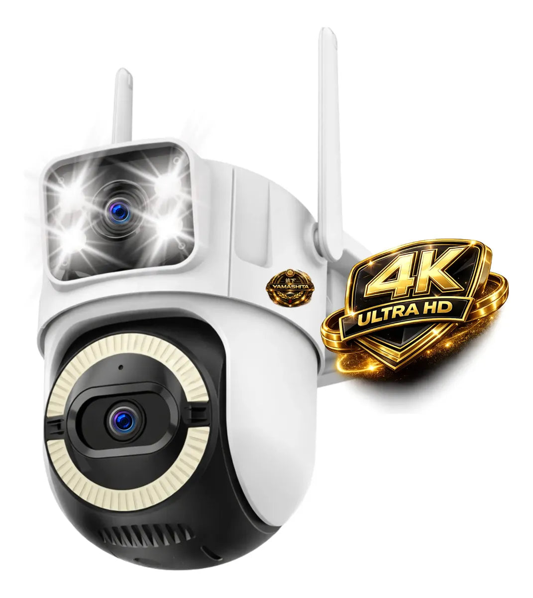 Camera supraveghere WIFI dual-lens 6MP cu vedere panoramica 360° Imagine secundară a produsului