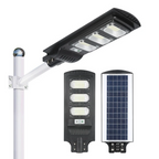 Lampă stradala proiector LED cu Incarcare Solara prin Panou Fotovoltaic + telecomanda