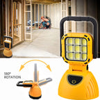 Lanterna portabila multifunctionala cu incarcare solara si reincarcabila prin USB, cu lumina de lucru ajustabila