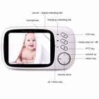 Camera supraveghere bebelus, cu monitor wireless, infrarosu, senzor temperatura