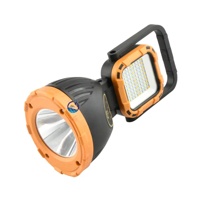 Lanterna portabila multifunctionala cu incarcare solara si reincarcabila prin USB, cu lumina de lucru ajustabila