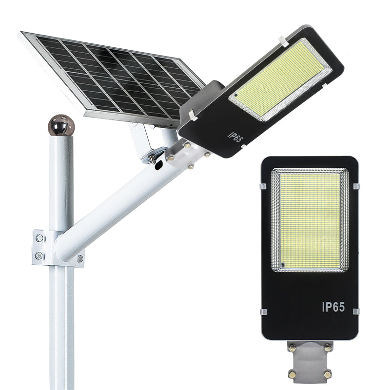 Lampă solara stradala LED SMD, cu panou solar, telecomanda si brat montare Imagine secundară a produsului