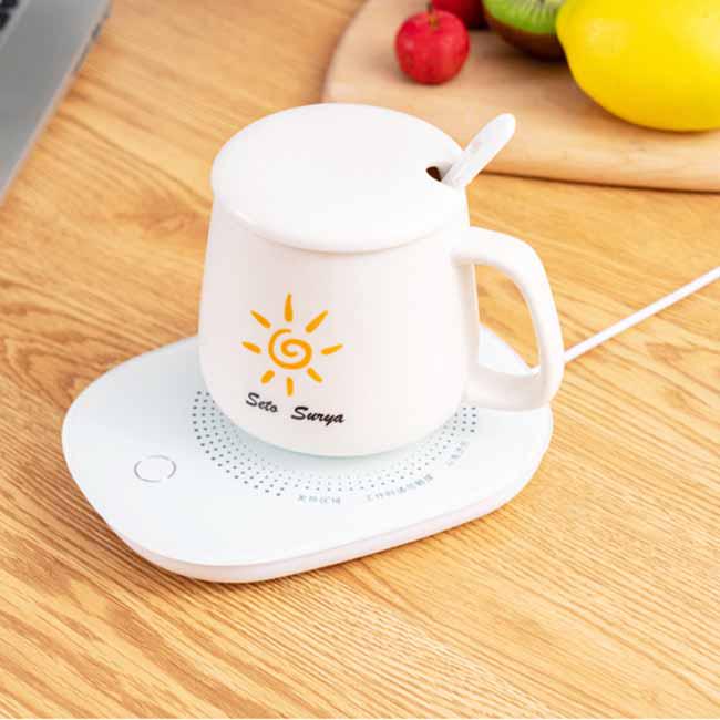 Incalzitor Electric Inteligent pentru ceai, cafea, control tactil, alimentare Priză Imagine principală a produsului