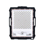 Proiector LED cu panou solar si senzor miscare, 100W-600W, 82-324 LED-uri, lumina alba, telecomanda