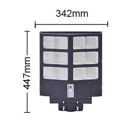 Lampă solara stradala 600W/800W/1000W, Telecomanda, suport metalic