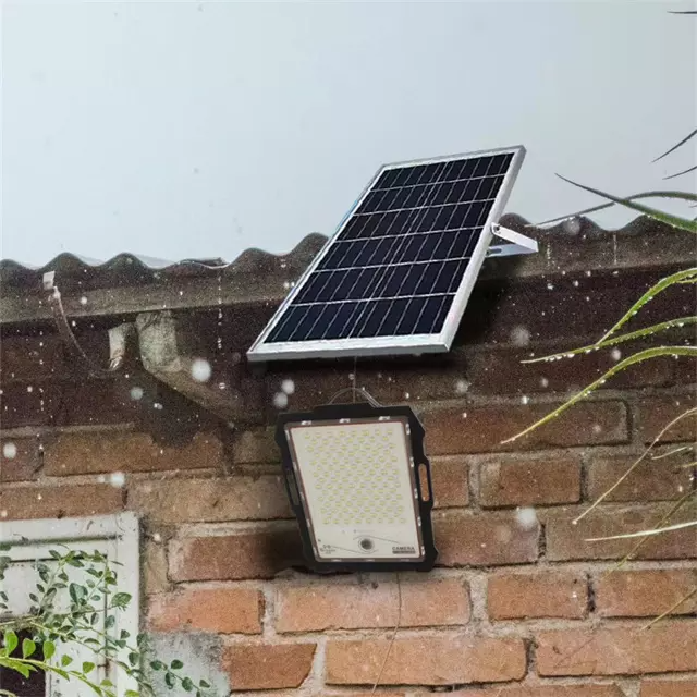 Proiector LED cu panou solar si camera WIFI, 100W-300W, 82-236 LED-uri, lumina alba, telecomanda Imagine secundară a produsului