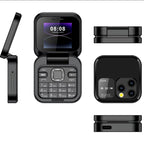 Telefon de buzunar pliabil Flip Phone 4.5 cm i16 Pro, Dual SIM, camera, Bluetooth MP4
