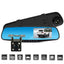 Oglindă retrovizoare 4.5 inch cu camera HD 1080P, DVR auto, cu microfon si difuzor incorporate + camera