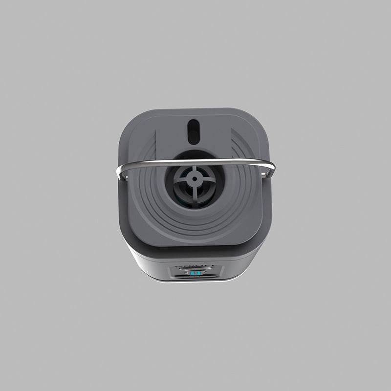 Pompa de aer electrică portabilă cu lanternă LED – 3 moduri luminoase, 5 duze, USB reîncărcabilă Imagine secundară a produsului