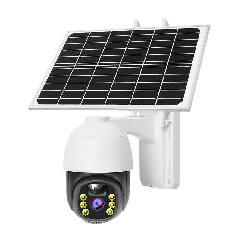 Cameră de supraveghere wireless 5MP cu panou solar si rotire 355°, protectie IP66, infrarosu, WIFI/4G