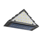 Set 2 Lampi Solare LED pentru Trepte si Terasa – Triunghiulara, 22 LED, Lumina Calda, Impermeabila