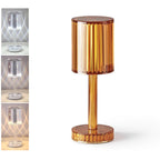 Lampă de masa wireless din cristal acrilic cu touch si incarcare prin USB