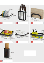 Organizator chiuveta pentru uscat vasele, otel inoxidabil