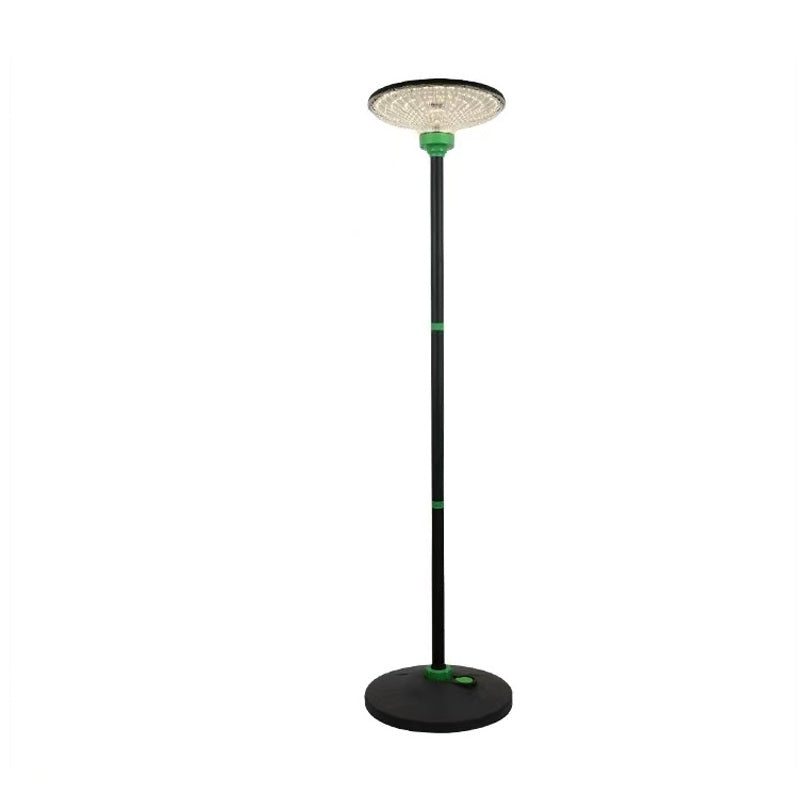 Lampă solara LED 200W, iluminare inteligenta in 3 culori, telecomanda si stalp inclus