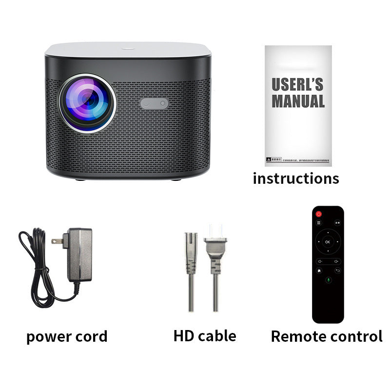 Proiector Smart Home Cinema, Android, Full HD 1080p, WIFI Dual Band, Bluetooth 4.0, Keystone, Boxe HiFi