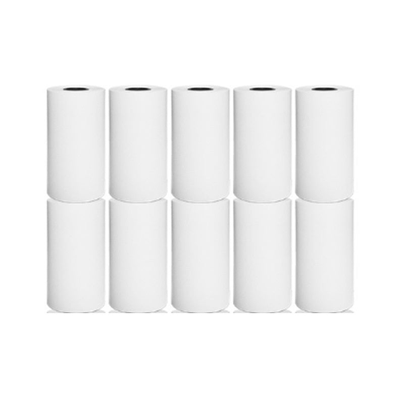 Set 10 role hartie termica pentru imprimanta termica sau casa de marcat, 57x25mm Imagine principală a produsului