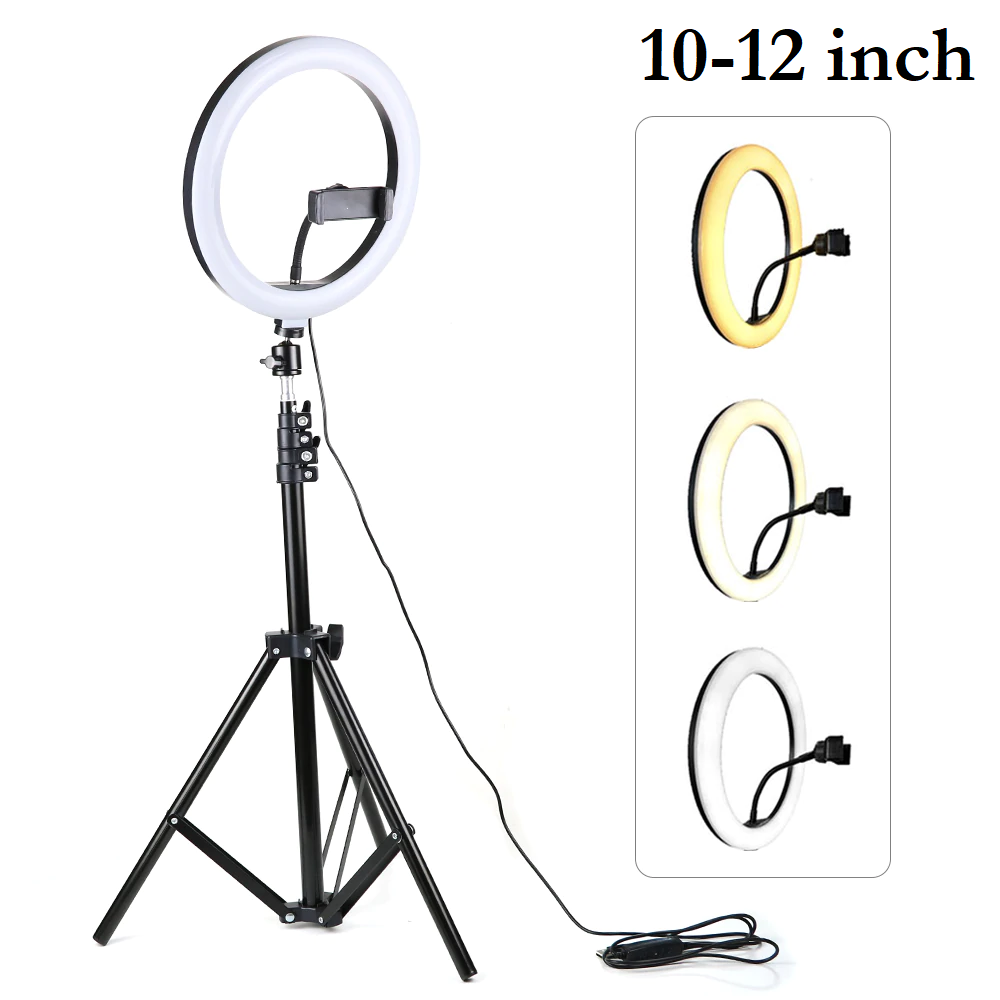 Lampă circulara cu trepied Selfie Ring Light cu LED