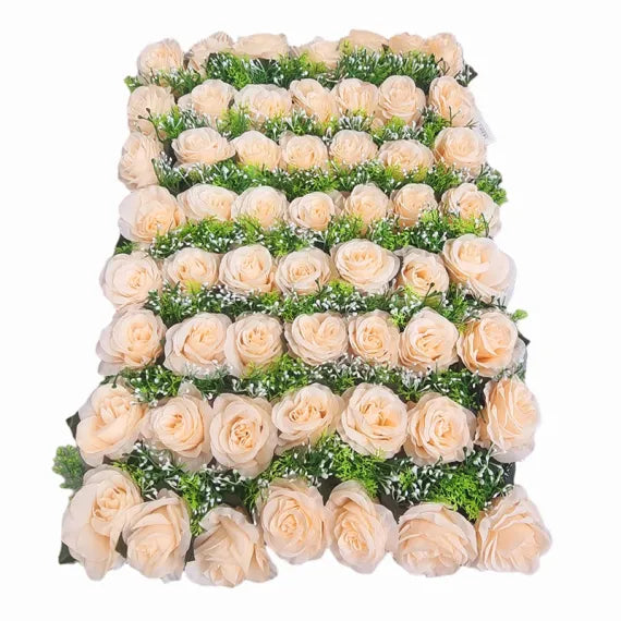 Panou Floral Artificial cu 56 de Trandafiri – 60 x 40 cm Imagine secundară a produsului