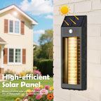 Lampă solara LED 33 cm, senzor miscare, 3 moduri de lumina, panou solar 5.5V/1.6W, rezistenta la apa