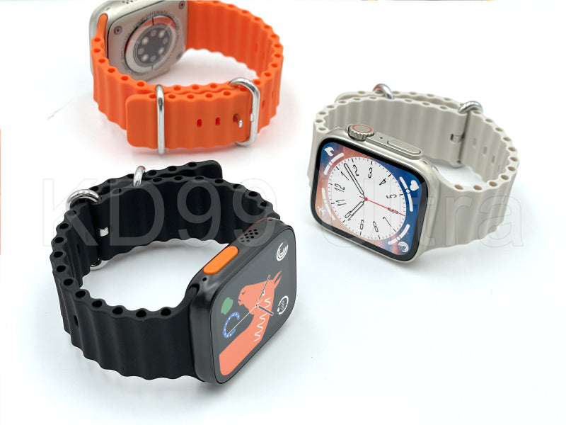 Ceas inteligent SmartWatch Z68 Ultra, compatibil cu orice telefon, apel Bluetooth, Încărcător wireless, metal