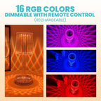 Lampă de masa wireless din cristal acrilic cu touch si incarcare prin USB