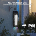 Lampă solara LED 33 cm, senzor miscare, 3 moduri de lumina, panou solar 5.5V/1.6W, rezistenta la apa
