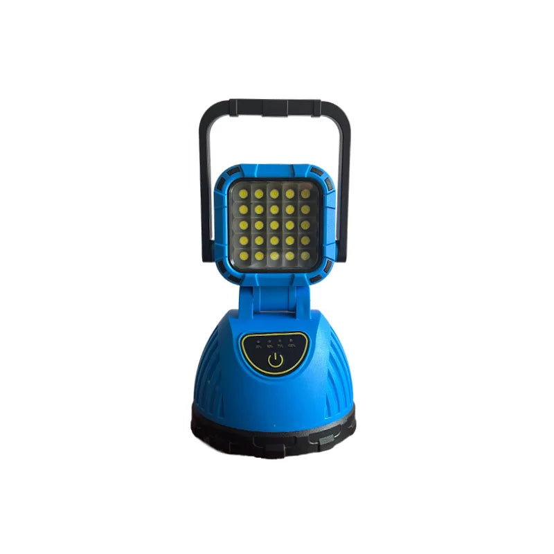 Lanterna portabila multifunctionala cu incarcare solara si reincarcabila prin USB, cu lumina de lucru ajustabila
