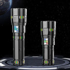 Lanterna profesionala cu LED laser, 5km raza actiune, 30000 lumeni