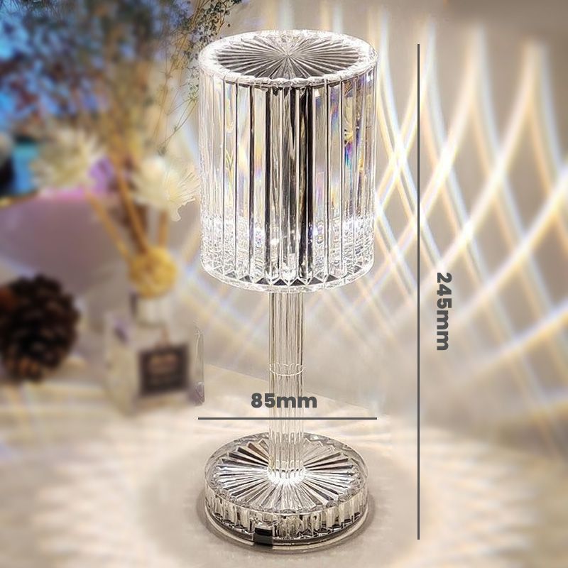 Lampă de masa wireless din cristal acrilic cu touch si incarcare prin USB