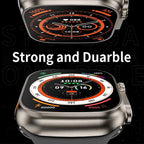 Ceas inteligent SmartWatch Z68 Ultra, compatibil cu orice telefon, apel Bluetooth, Încărcător wireless, metal